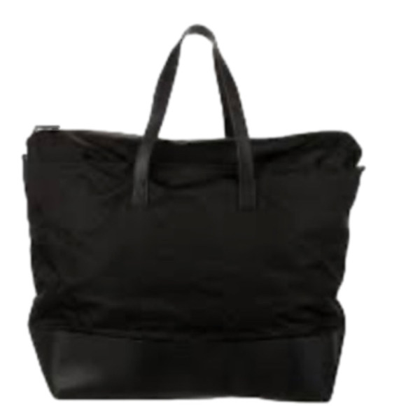 Atm ANTHONY THOMAS MELILLO BLACK NYLON TRAVEL CROSSBODY TOTE- LUXURY- NWT - Picture 1 of 6